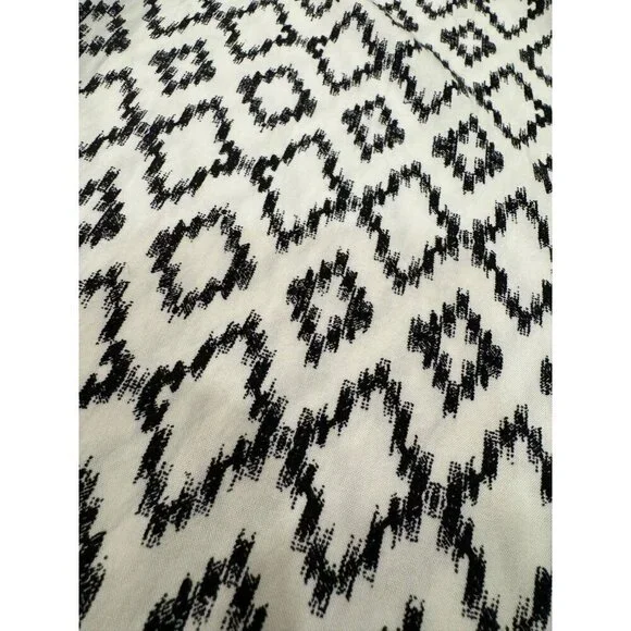 Banana Republic WIde Leg Geometric Print Pants Sz Medium - Picture 5 of 5